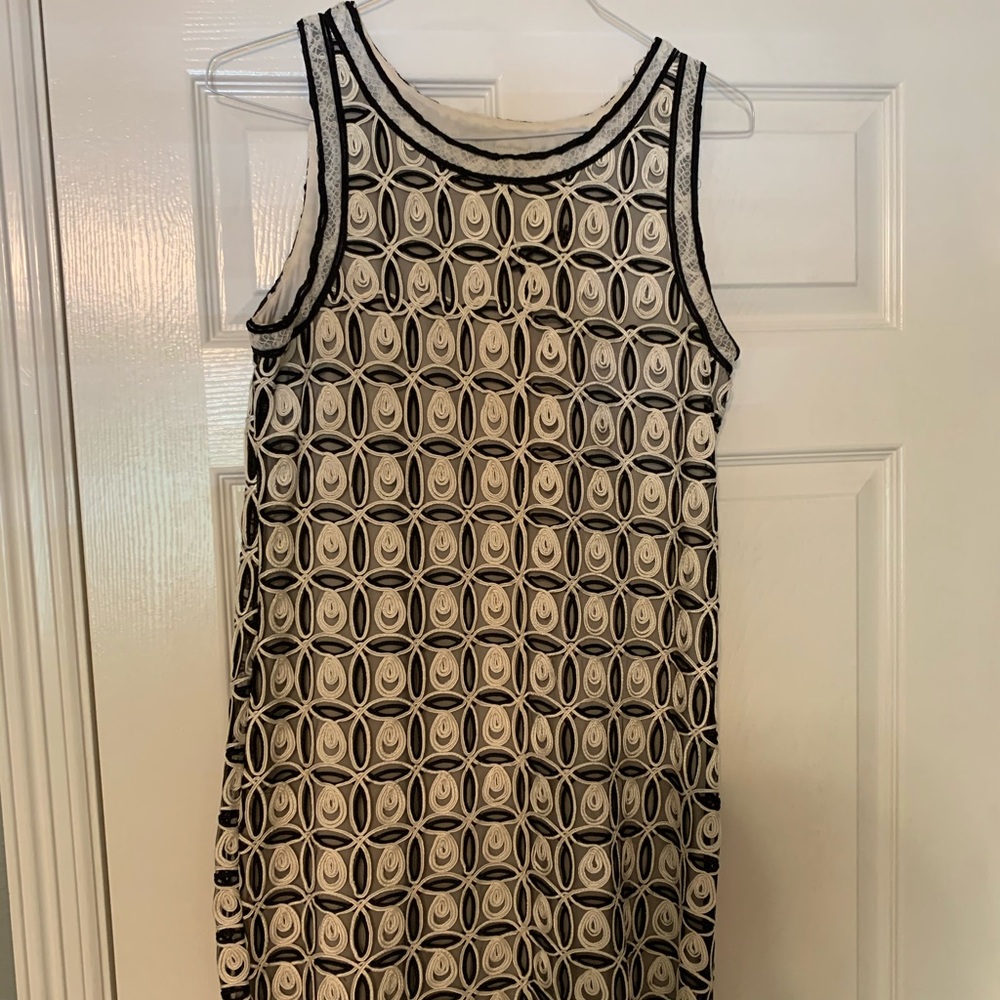 Black and white dress